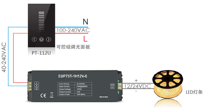 可控硅调光最新网址接线图